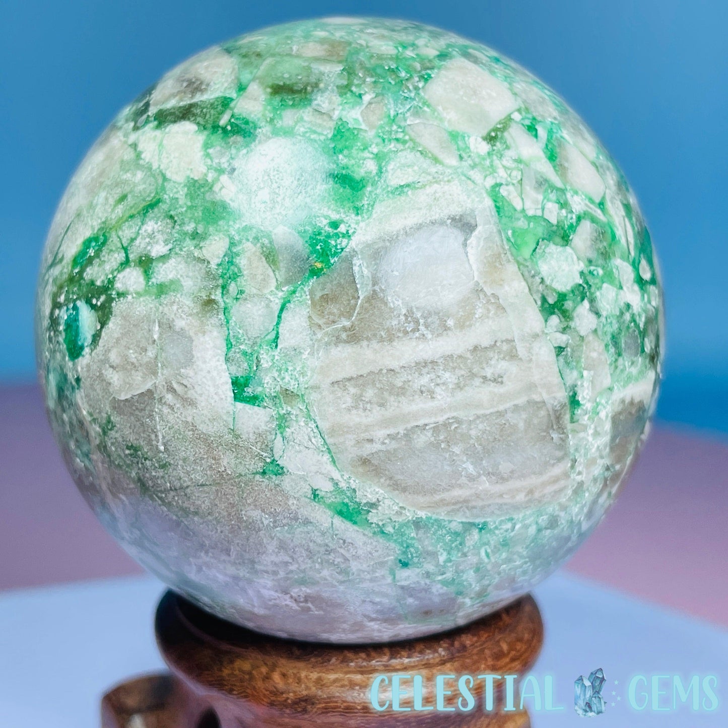 Variscite Medium Sphere