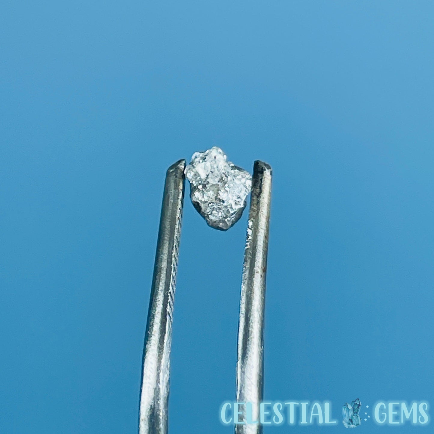 Salt & Pepper Diamond Tiny Crystal Specimen in Pottle (Video)