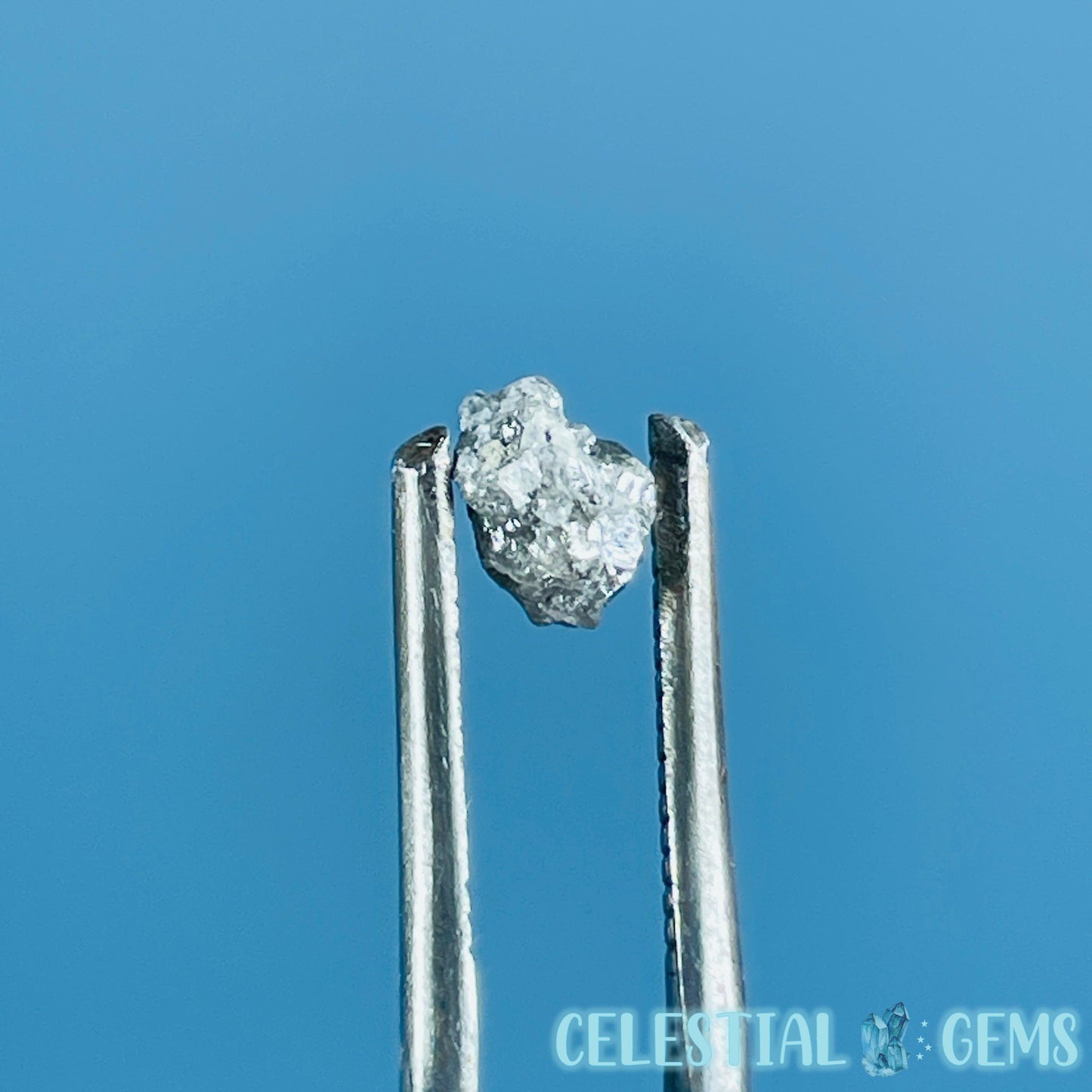 Salt & Pepper Diamond Tiny Crystal Specimen in Pottle (Video)