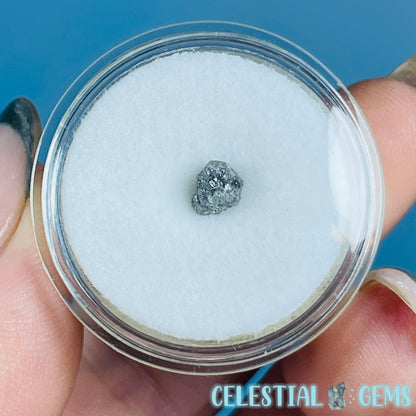Salt & Pepper Diamond Tiny Crystal Specimen in Pottle (Video)