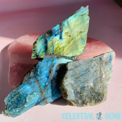 Labradorite Semi-Polished Papa Iti (He Kohiko Pai!)