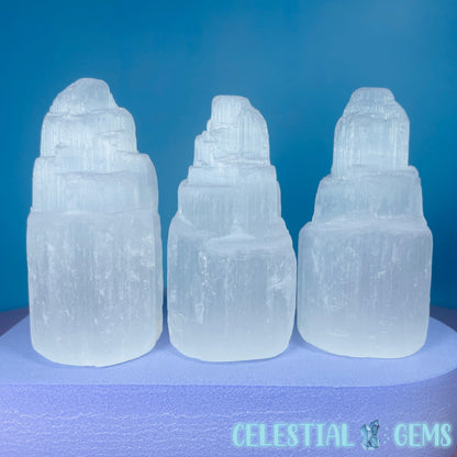 Selenite (Satin Spar) Natural Mini Tower 6cm