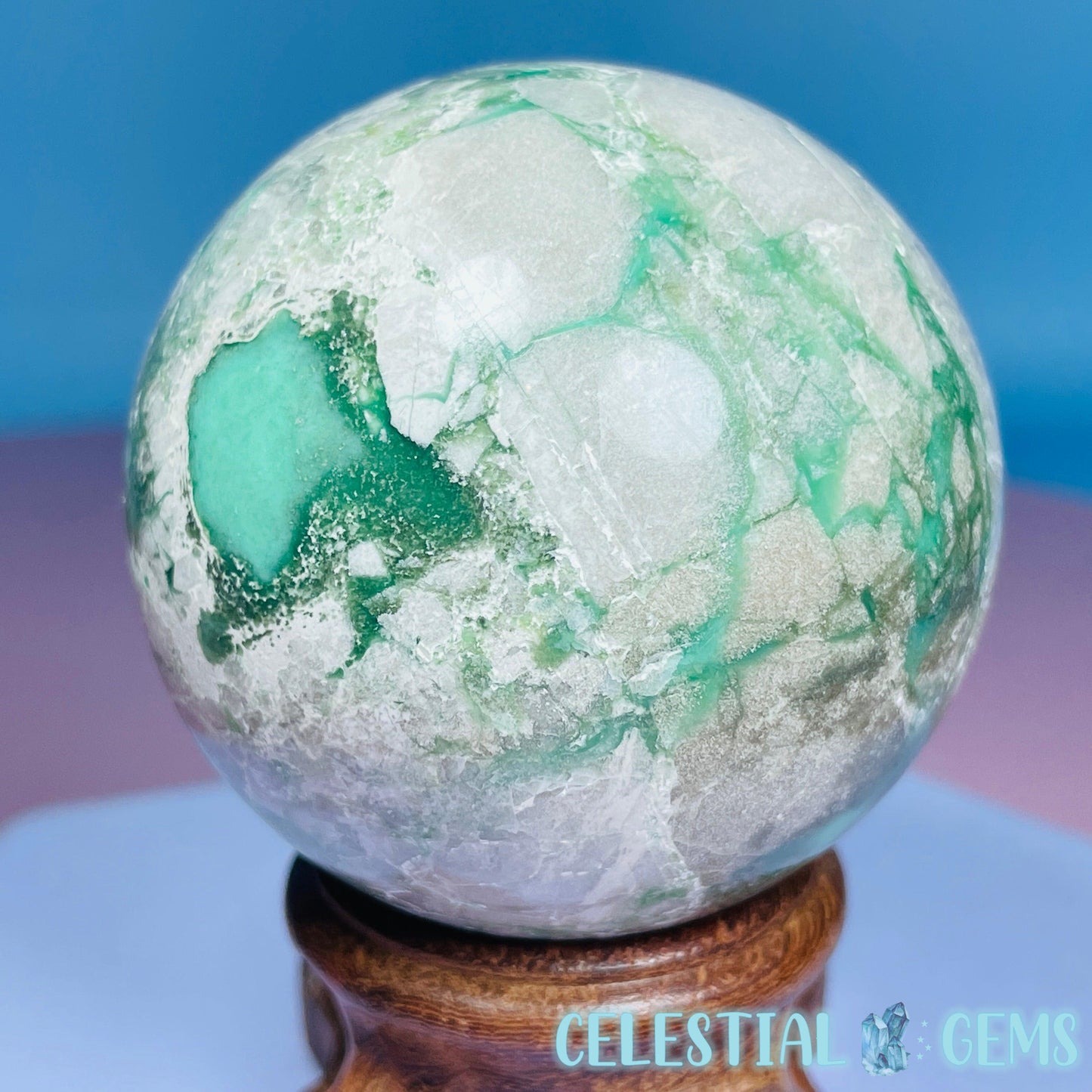 Variscite Medium Sphere