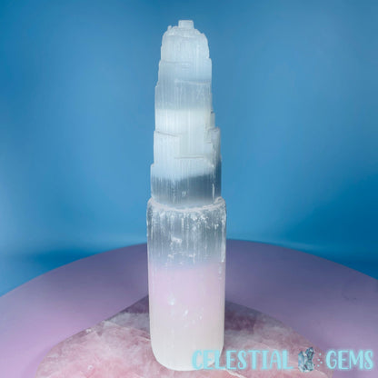 Selenite (Satin Spar) Natural Large Tower 20cm