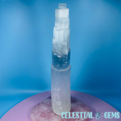 Selenite (Satin Spar) Natural XL Tower 30cm