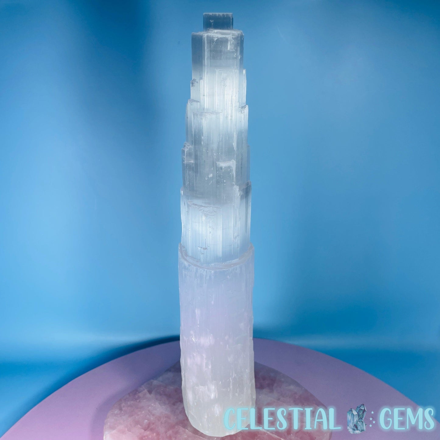 Selenite (Satin Spar) Natural XL Tower 30cm