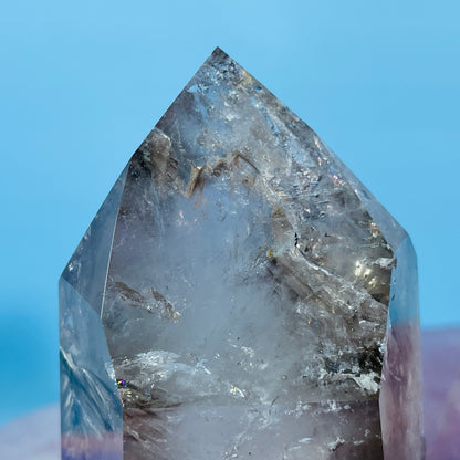 Skeletal Smoky Quartz Medium Tower (Video)