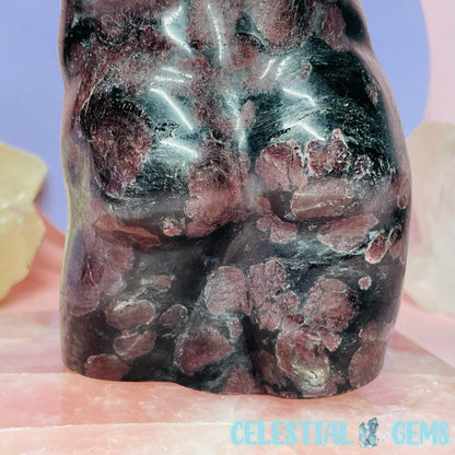 Garnet in Astrophyllite Male Body Large Carving B