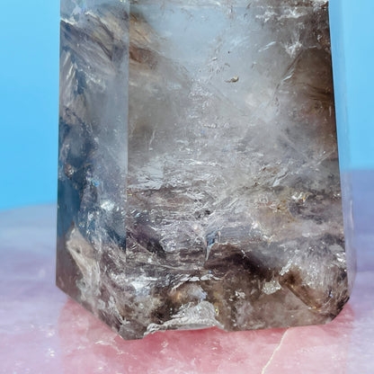 Skeletal Smoky Quartz Medium Tower (Video)