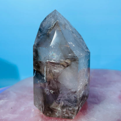 Skeletal Smoky Quartz Medium Tower (Video)