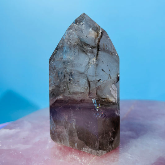 Skeletal Smoky Quartz Medium Tower (Video)