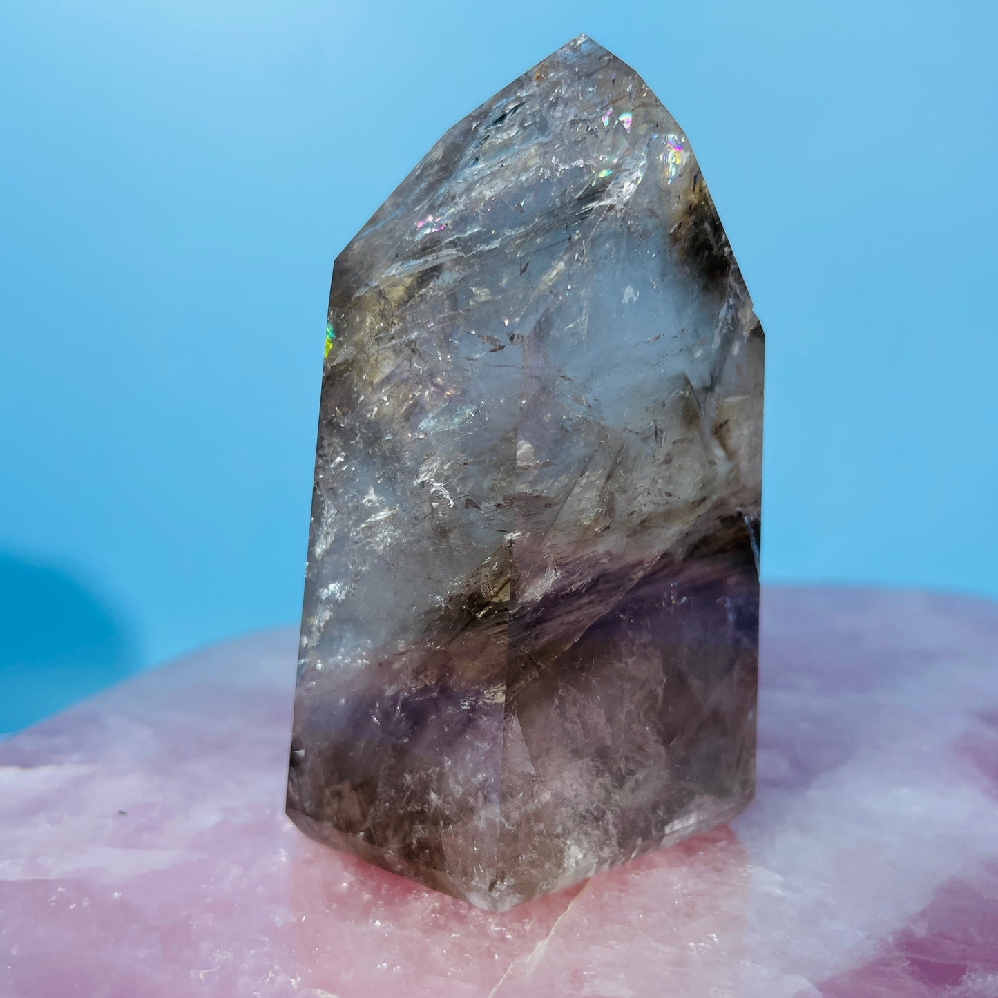 Skeletal Smoky Quartz Medium Tower (Video)