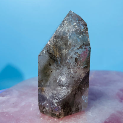 Skeletal Smoky Quartz Medium Tower (Video)