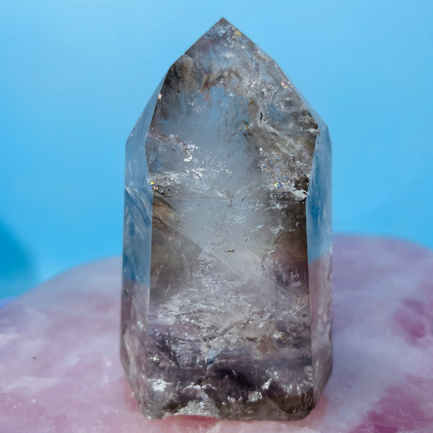 Skeletal Smoky Quartz Medium Tower (Video)