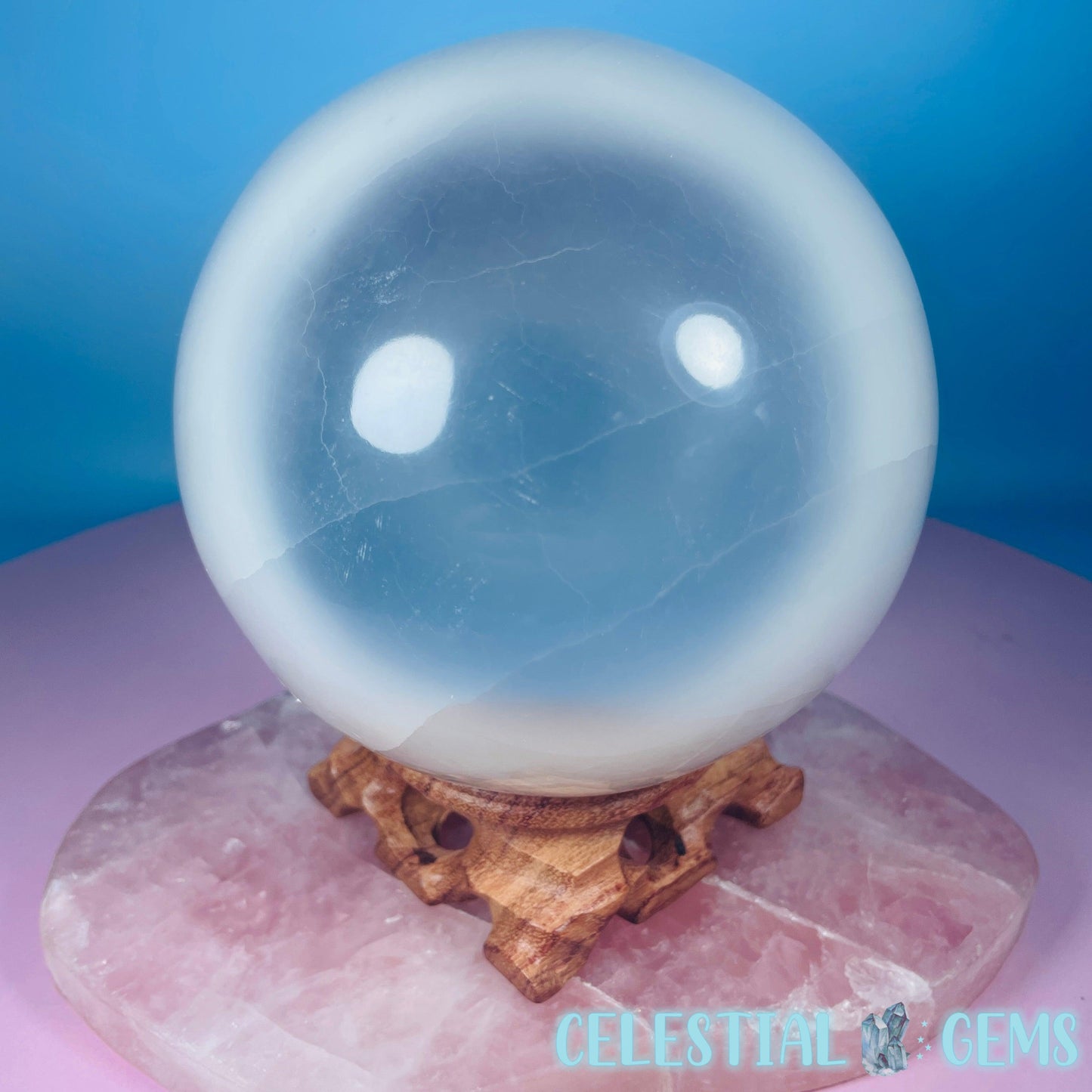 Selenite (Satin Spar) XL Sphere 12cm