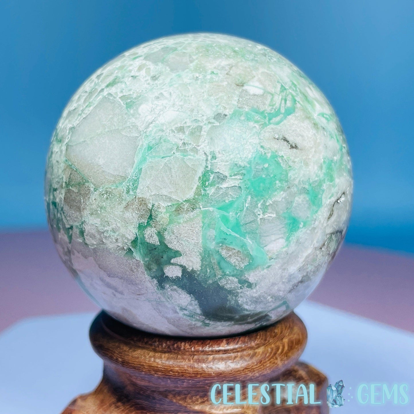 Variscite Medium Sphere