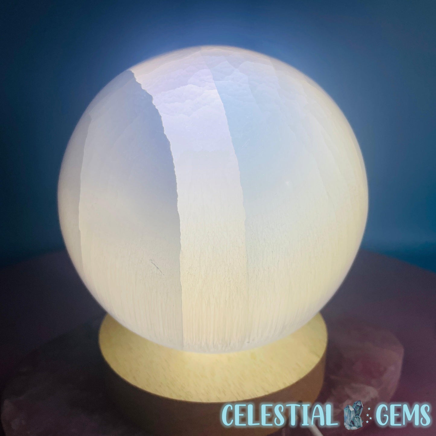 Selenite (Satin Spar) XL Sphere 12cm