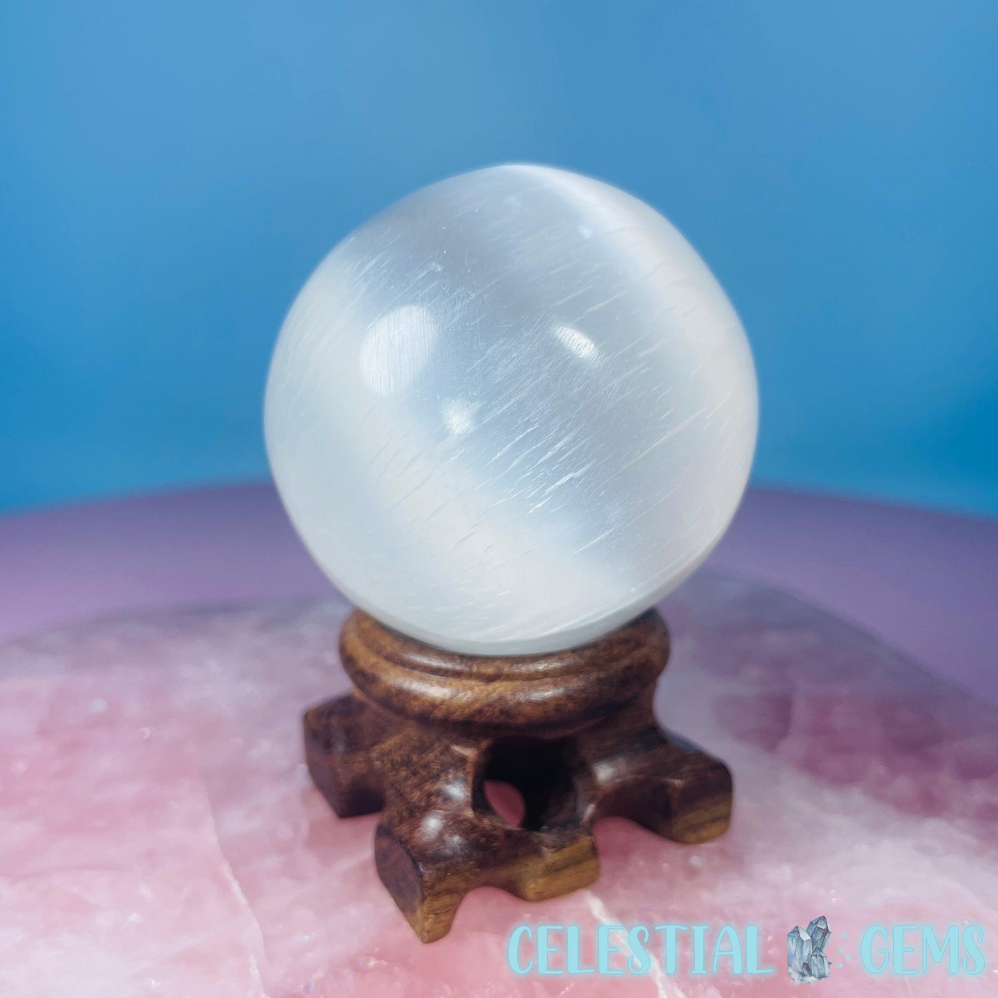 Selenite (Satin Spar) Medium Sphere 5cm