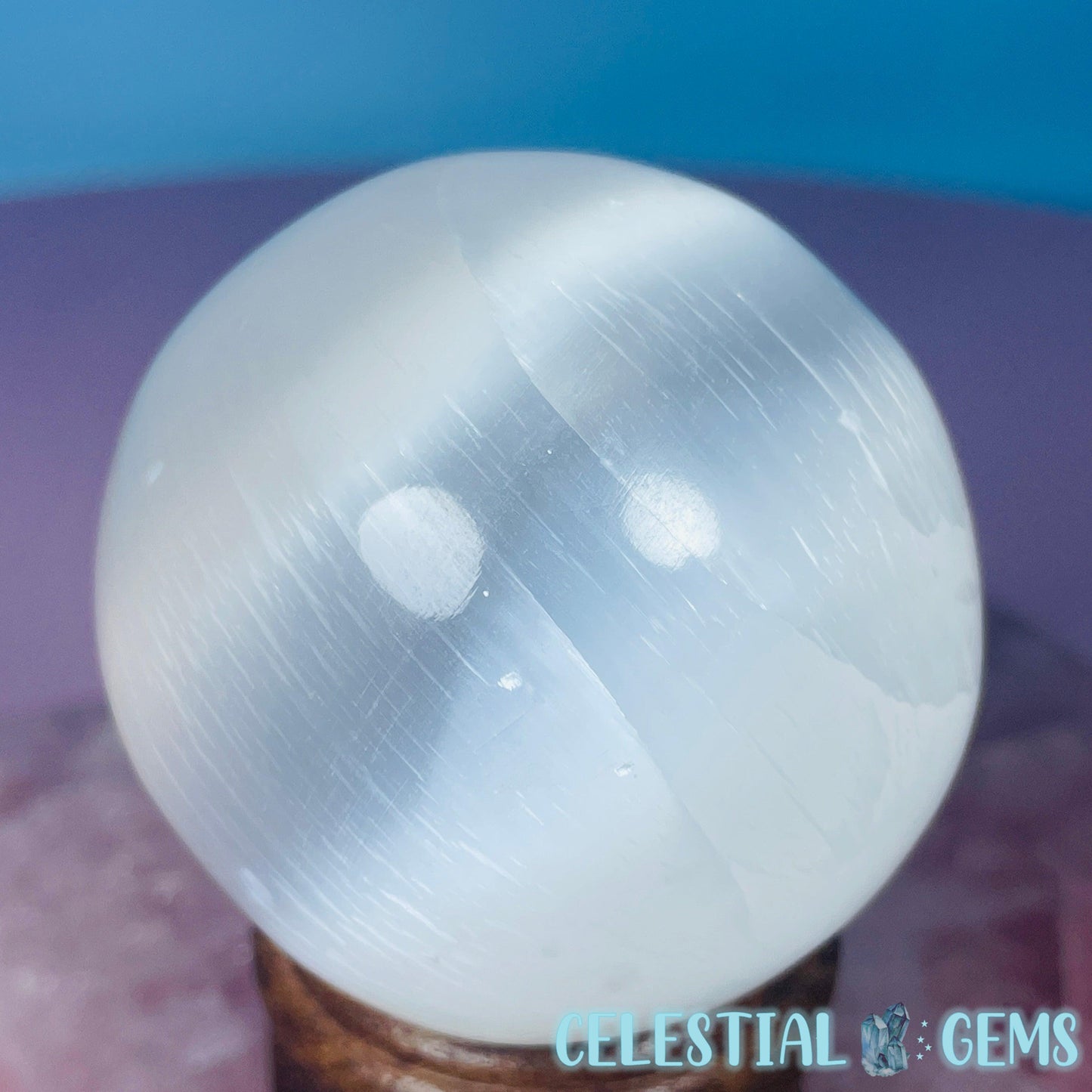 Selenite (Satin Spar) Medium Sphere 5cm