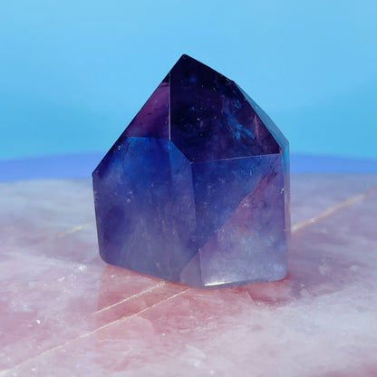 High Grade Dark Amethyst Small Tower