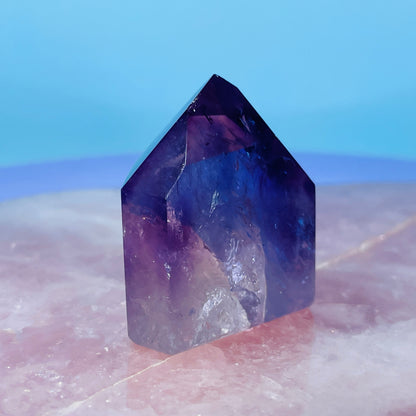 High Grade Dark Amethyst Small Tower