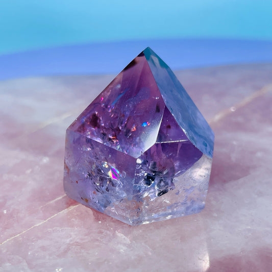 High Grade Dark Amethyst Mini Tower