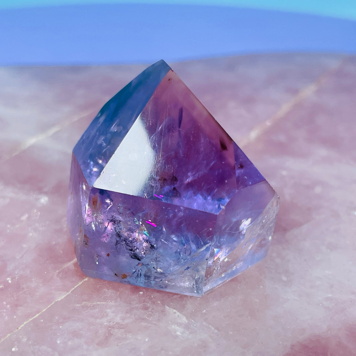 High Grade Dark Amethyst Mini Tower