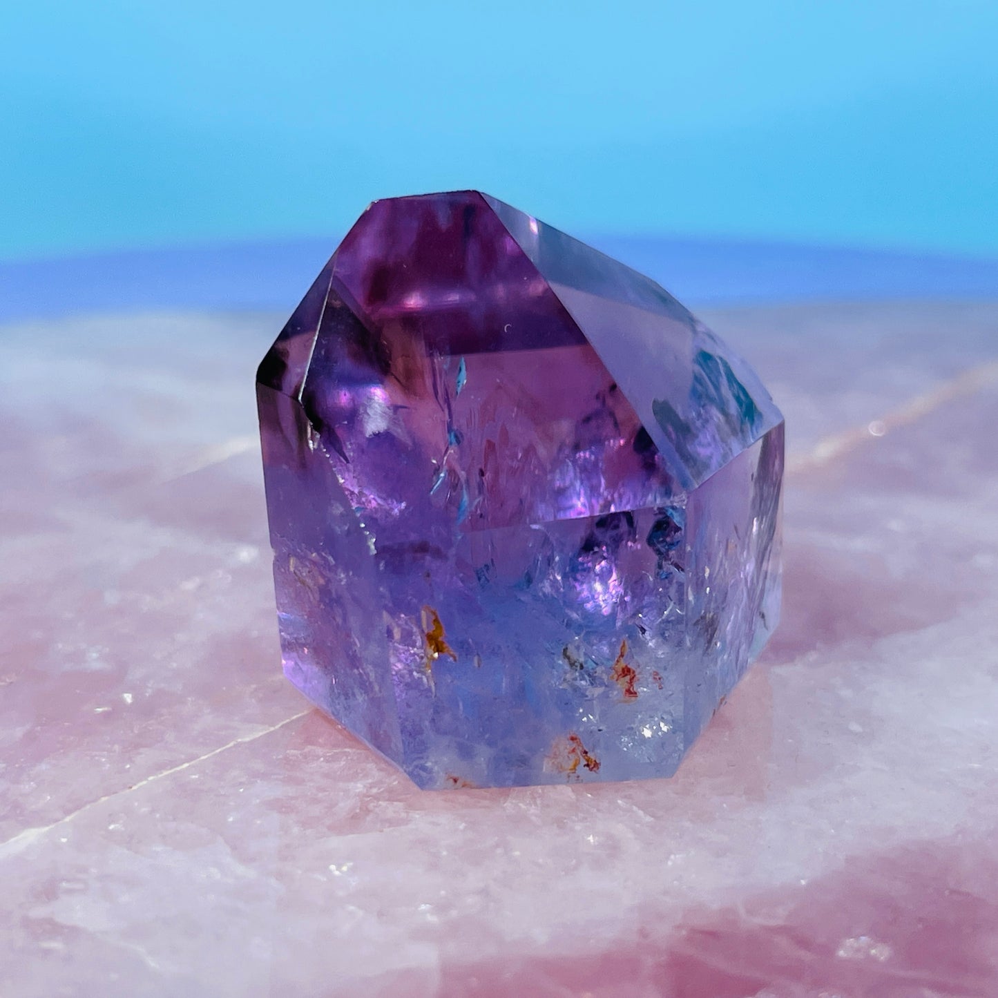 High Grade Dark Amethyst Mini Tower