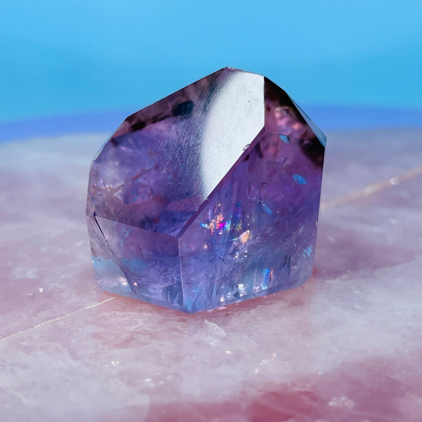 High Grade Dark Amethyst Mini Tower