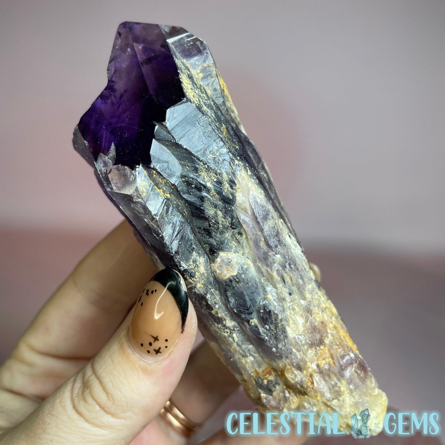 Amethyst Root Wand Medium Point