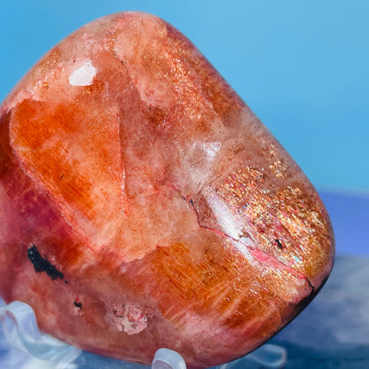Iolite + Sunstone Small Freeform (Video)
