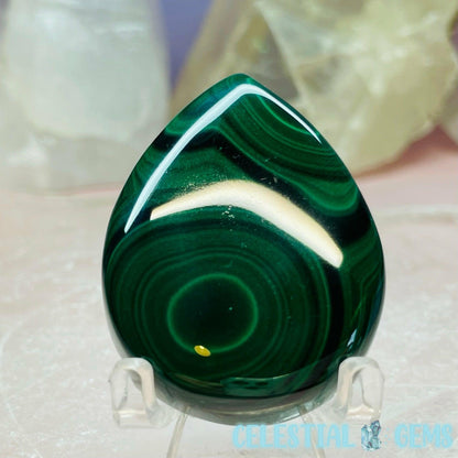 Malachite Teardrop Carving