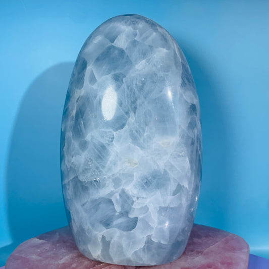 Blue Calcite Large Freeform