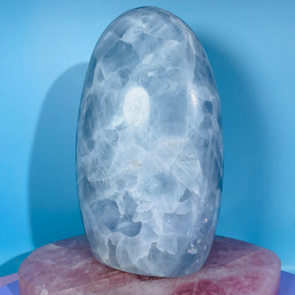 Blue Calcite Large Freeform