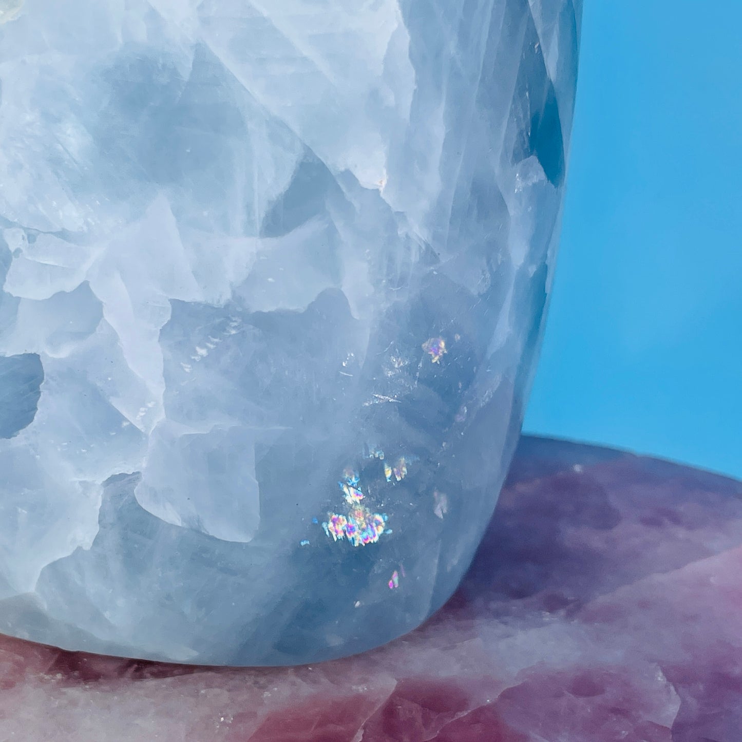 Blue Calcite Large Freeform