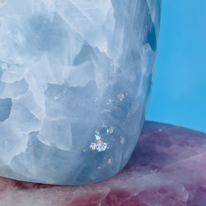 Blue Calcite Large Freeform