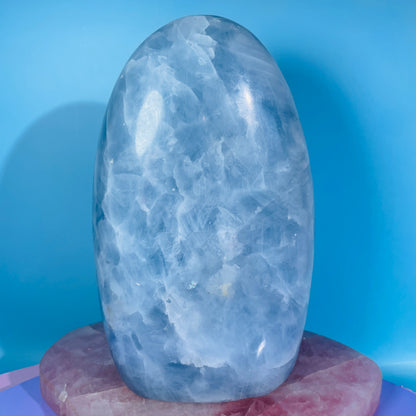 Blue Calcite Large Freeform