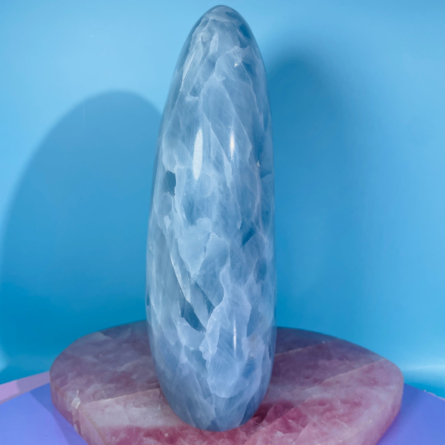 Blue Calcite Large Freeform