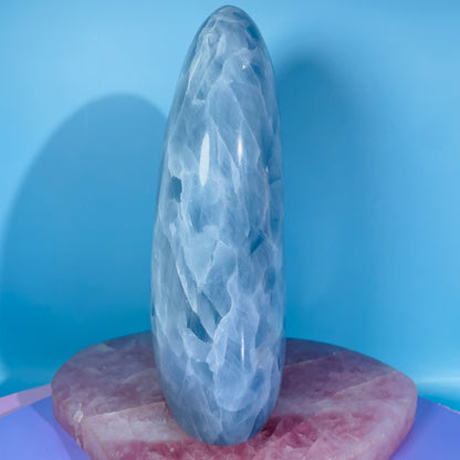 Blue Calcite Large Freeform
