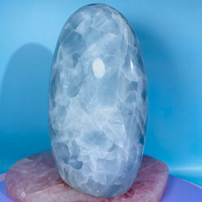 Blue Calcite Large Freeform