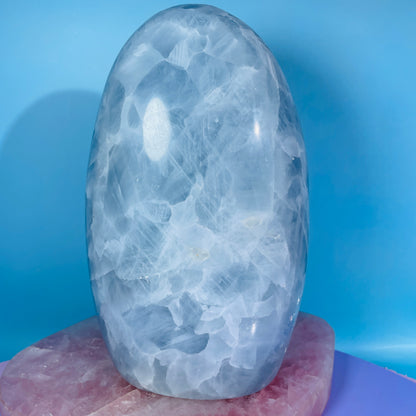 Blue Calcite Large Freeform