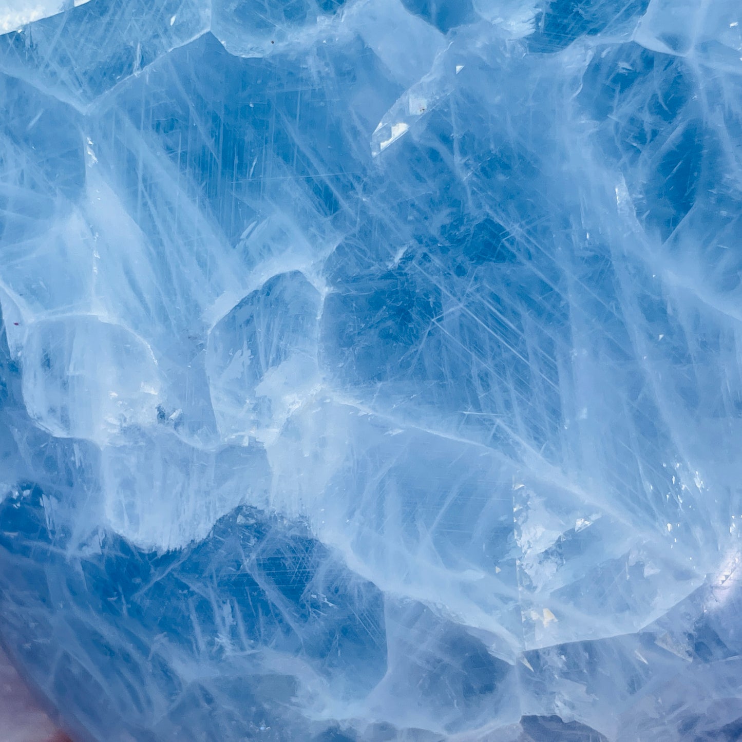 Blue Calcite Extra Large XL Freeform