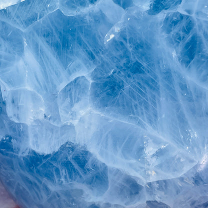 Blue Calcite Extra Large XL Freeform
