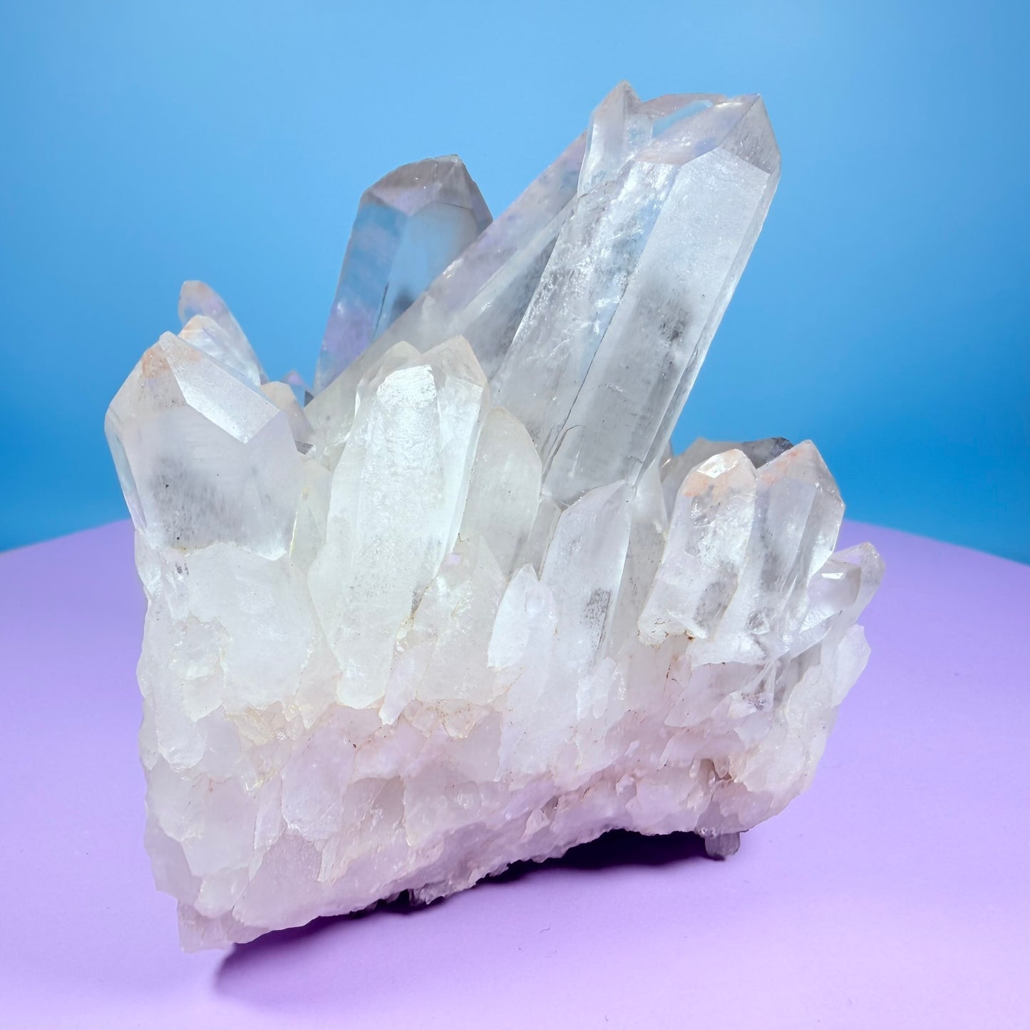 Black Phantom Quartz Medium Cluster