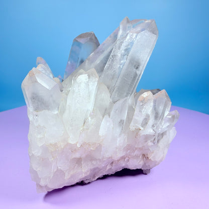 Black Phantom Quartz Medium Cluster