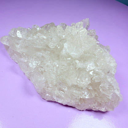 Clear Quartz Medium Cluster (Video)