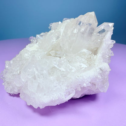 Clear Quartz Medium Cluster (Video)