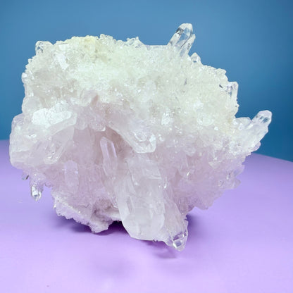 Clear Quartz Medium Cluster (Video)
