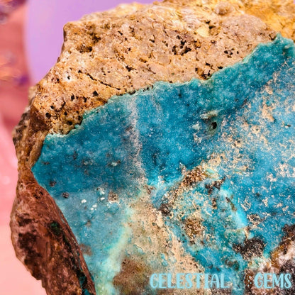 RARE Druzy Chrysocolla on Matrix Medium Chunk