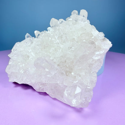 Clear Quartz Medium Cluster (Video)